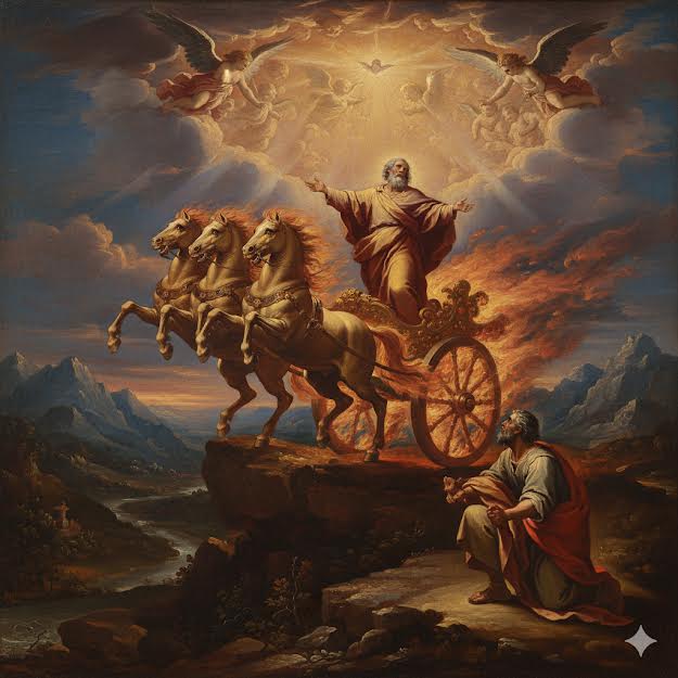 Illustration for Sirach Chapter 48: Praise of Elijah and Elisha